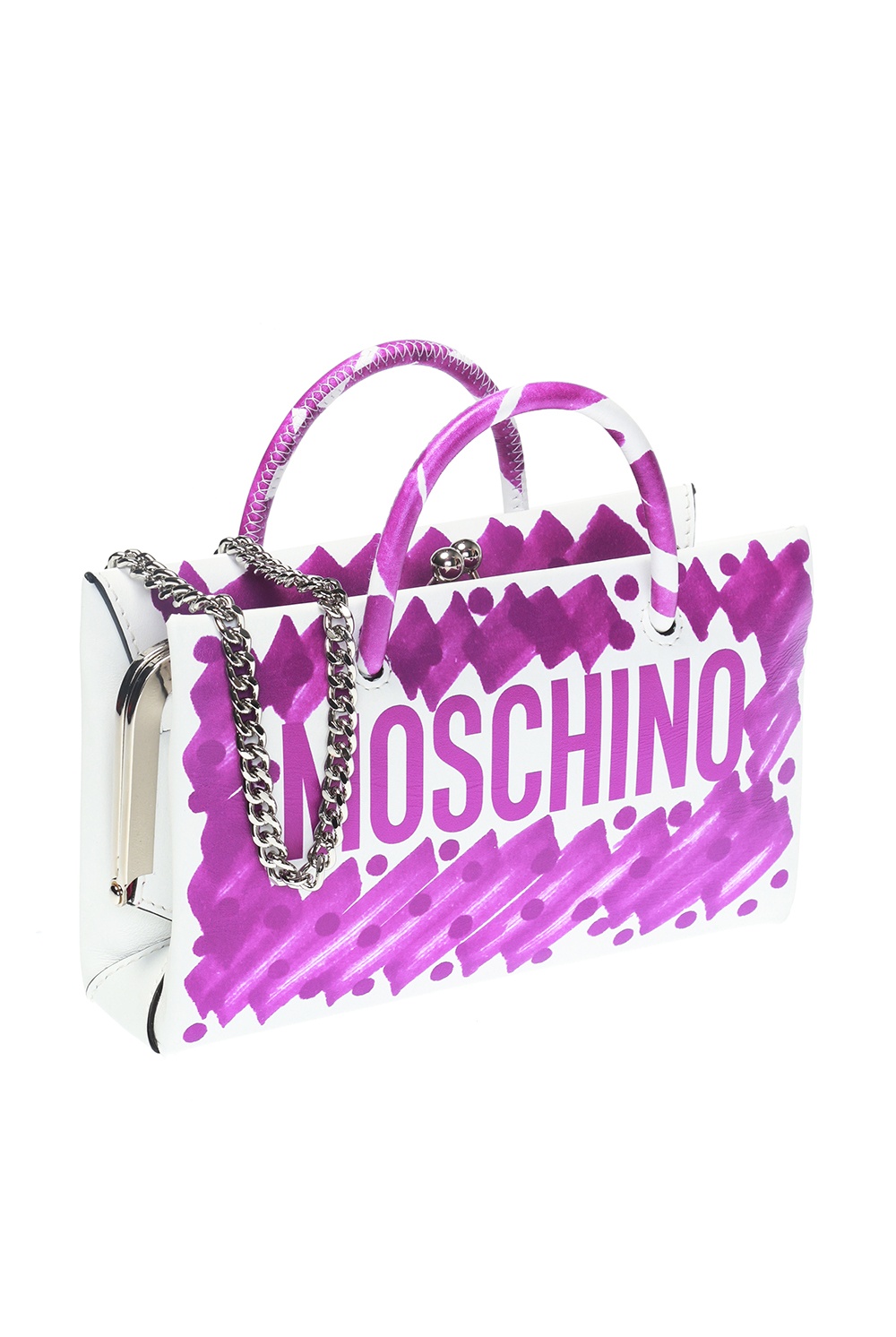 Logoprinted shoulder bag Moschino Vitkac Spain
